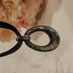 Vintage Abalone Shell Necklace